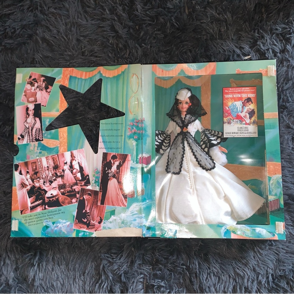COPY - 1994 Barbie As Scarlet O’Hara Honeymoon Shopping Spree Hollywood Legends